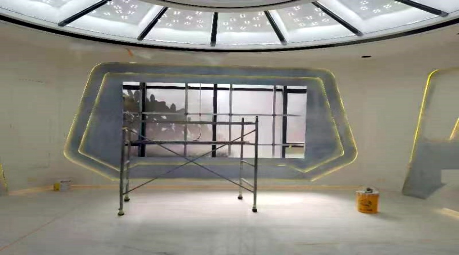 廣州標(biāo)榜汽車(chē)展廳與飾紀(jì)上品GRG墻板建立信任橋梁